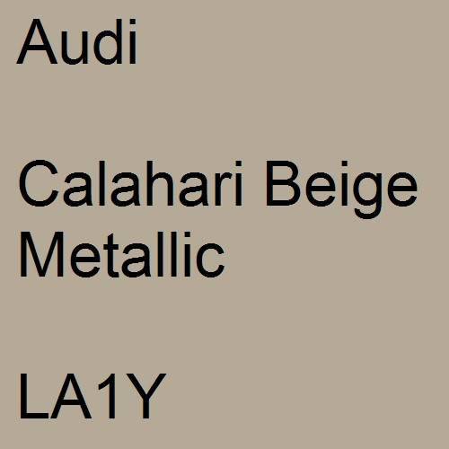 Audi, Calahari Beige Metallic, LA1Y.